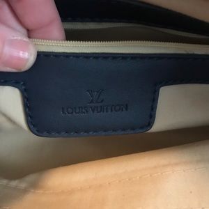 Louie Vuitton Blue Epi LeatherHandbag